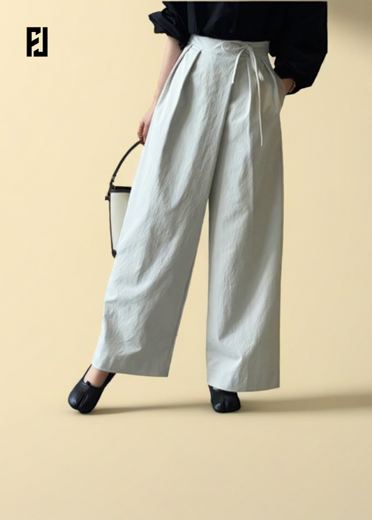 Pantalon Taille haute | Uni & Confortable
