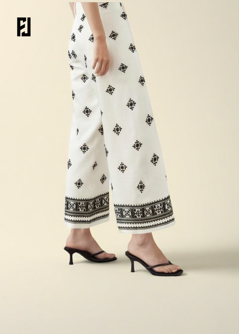 Pantalon Brodés pour Femme