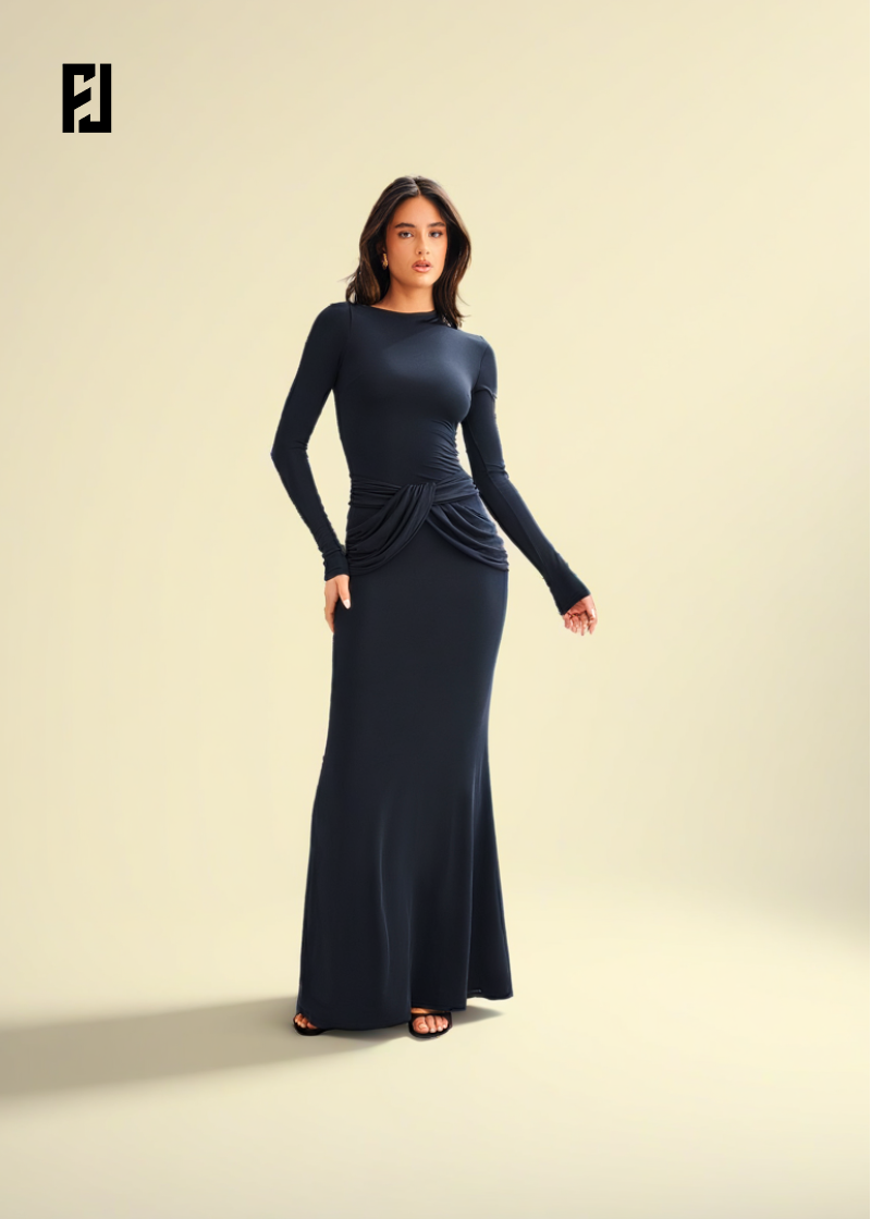 Élégante Robe Longue Ajustée