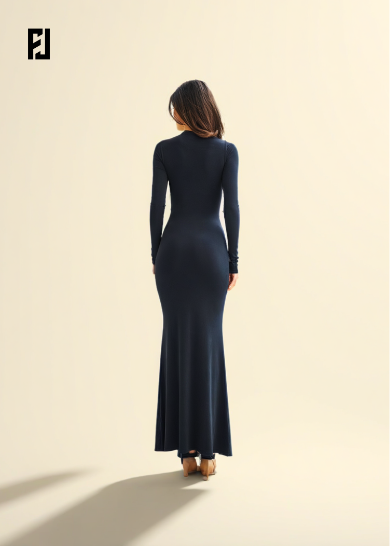 Élégante Robe Longue Ajustée