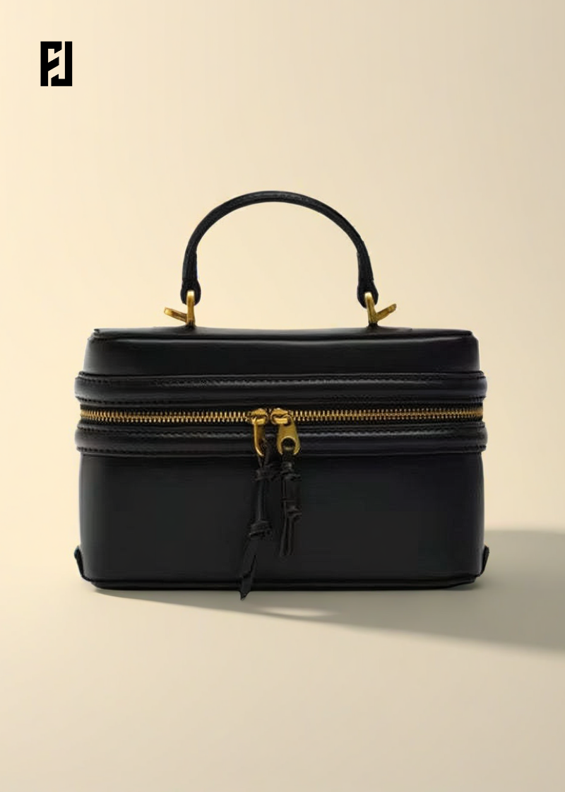 Élégant Sac à Main en Laine Vintage