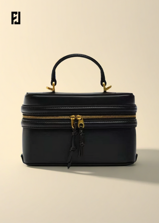Élégant Sac à Main en Laine Vintage